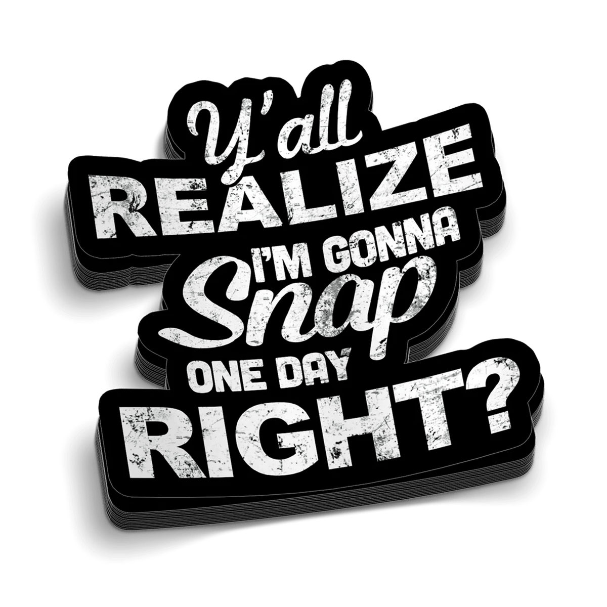Snap Someday Hard Hat Decal