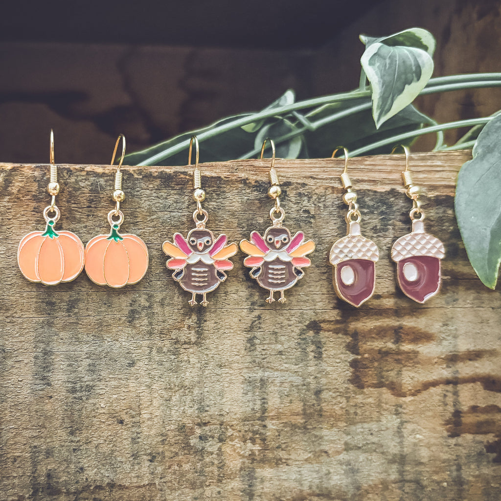 Little Things Fall Earring Set