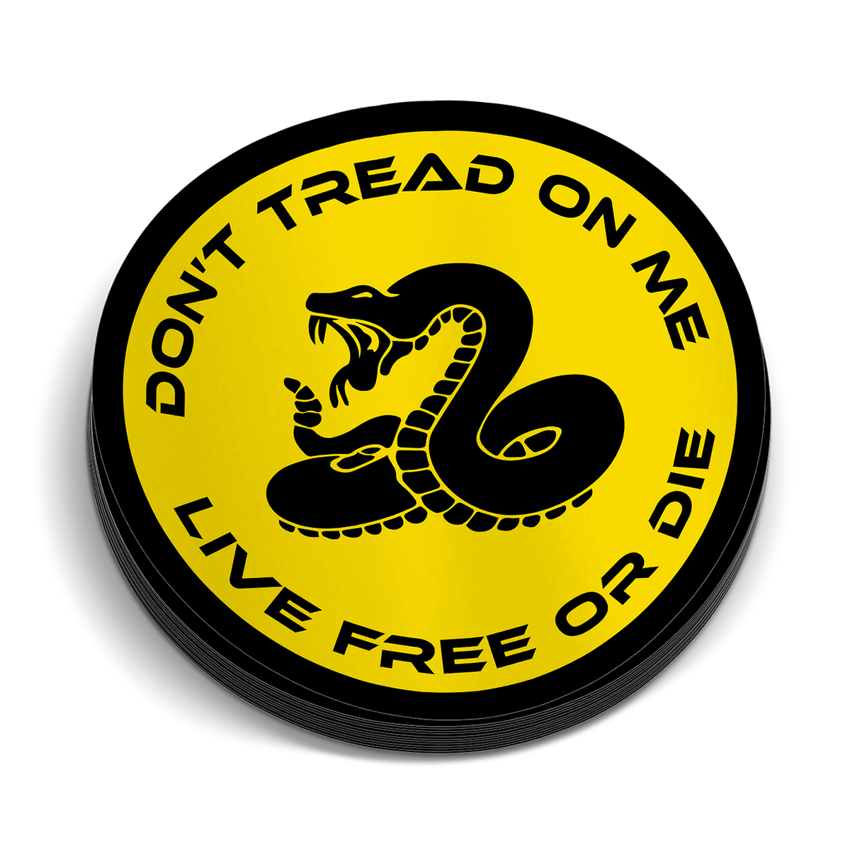 DTOM Live Free Hard Hat Decal