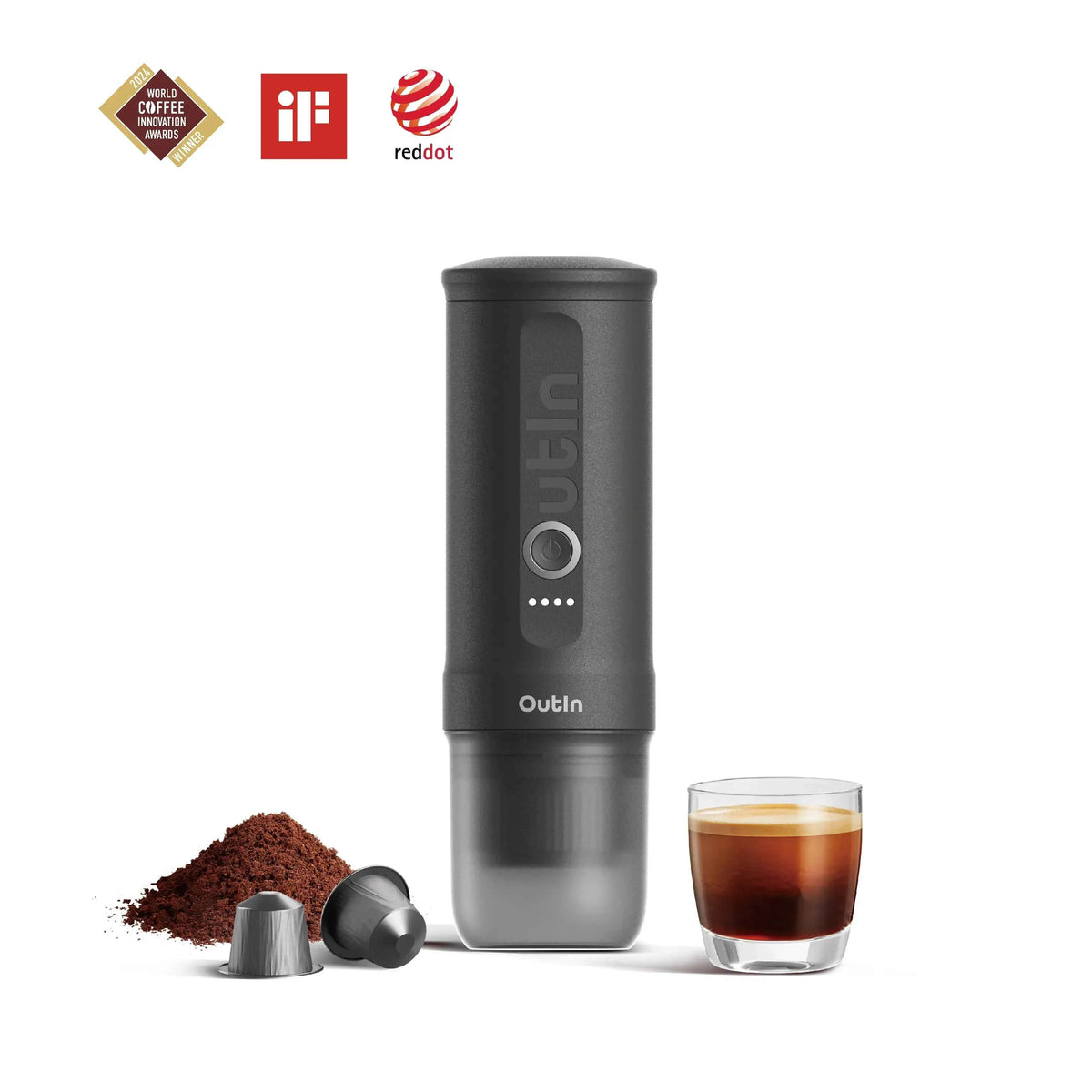 Nano Portable Espresso Machine (Space Grey)