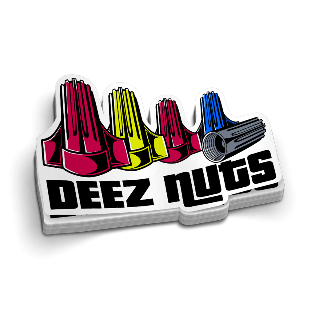 Deez Nuts Hard Hat Decal