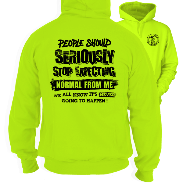 Should Stop Expecting - Safety Yellow Hoodie