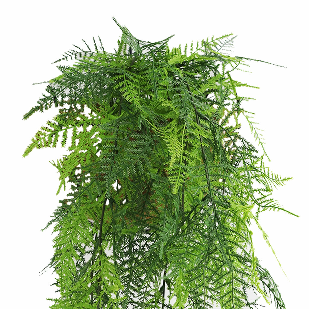 Lace Fern Garland Artificial Hanging Bush 5.9×30in – NFPA 701 Certified – UV Resistant