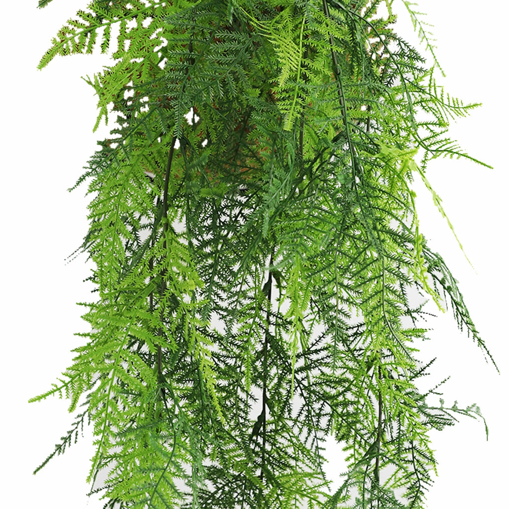 Lace Fern Garland Artificial Hanging Bush 5.9×30in – NFPA 701 Certified – UV Resistant
