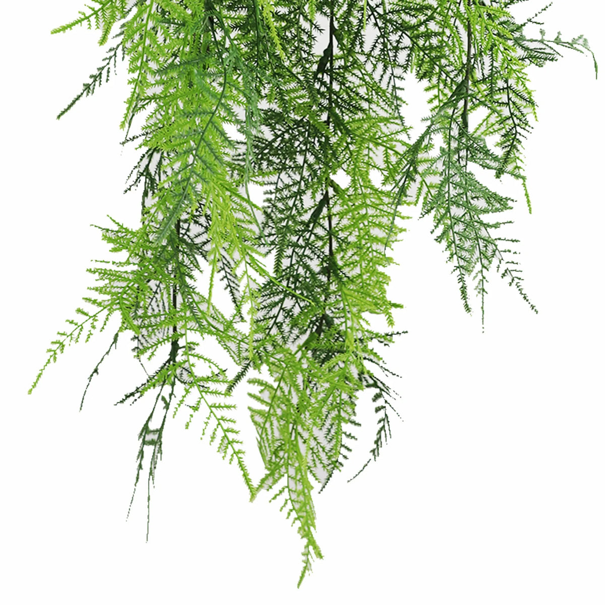 Lace Fern Garland Artificial Hanging Bush 5.9×30in – NFPA 701 Certified – UV Resistant