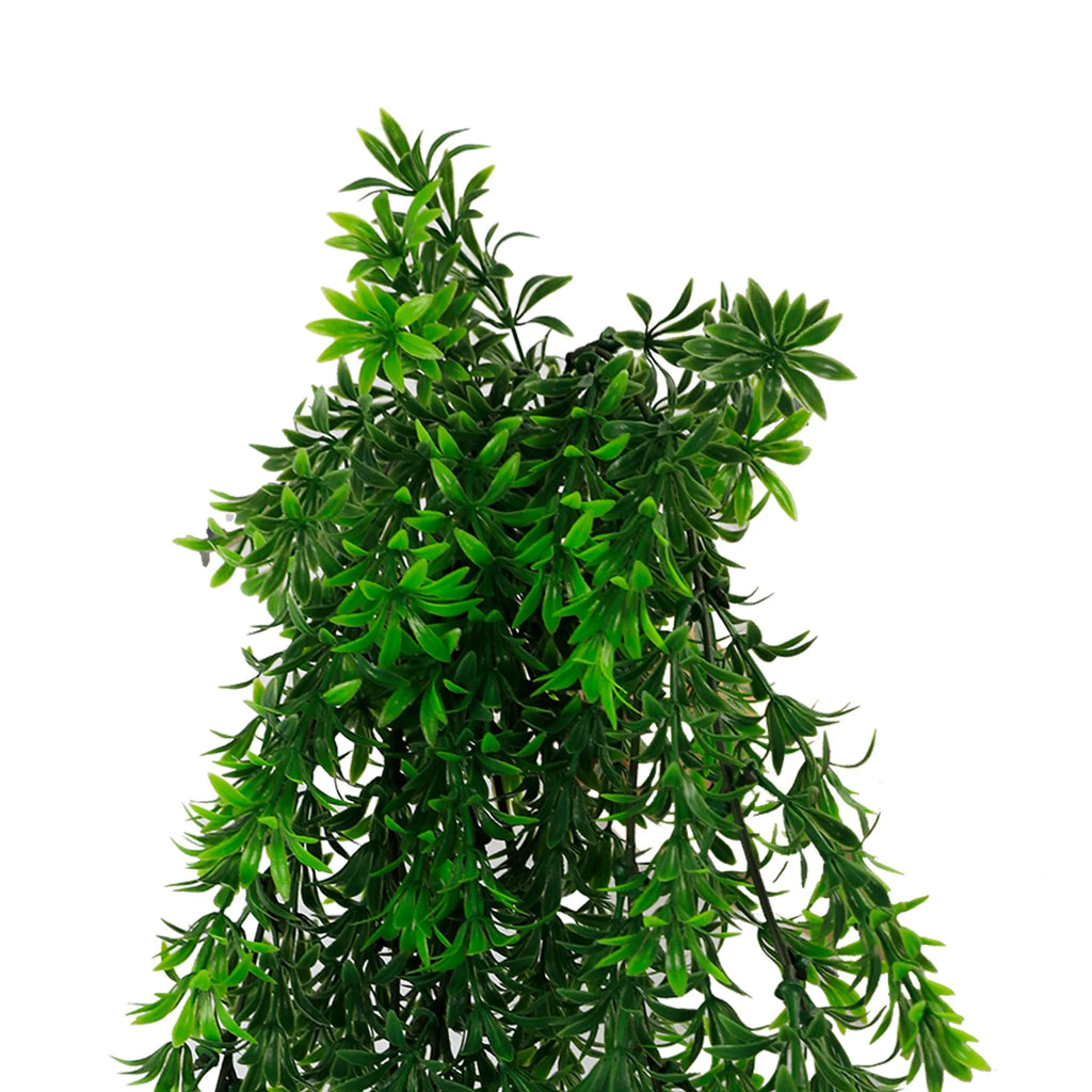 Willow Leaf Garland Artificial Hanging Bush 7.1×30in – NFPA 701 Certified – UV Resistant