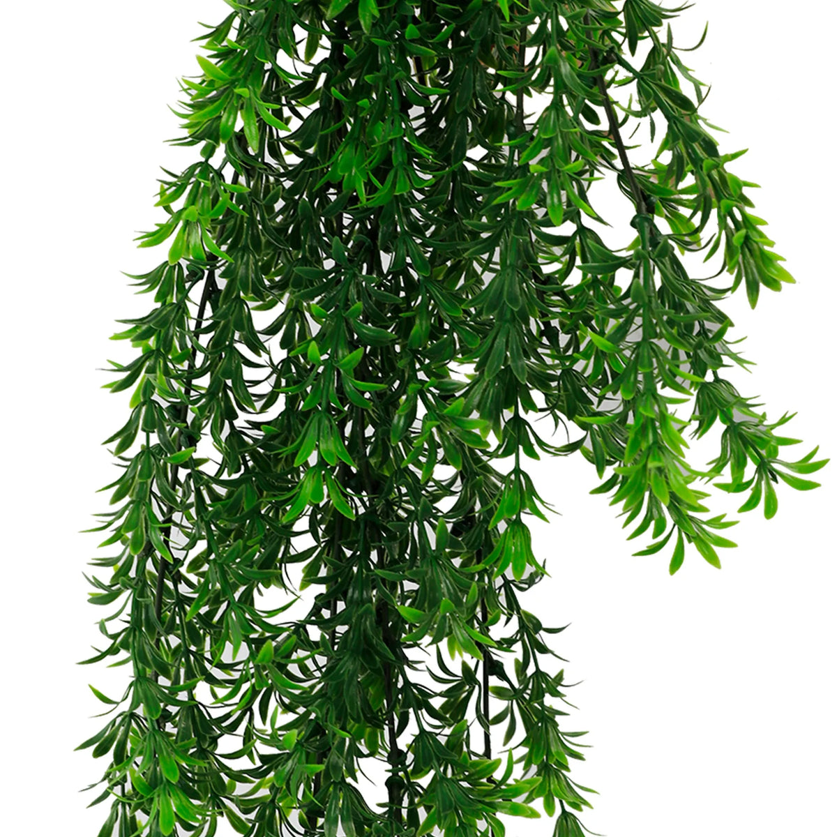 Willow Leaf Garland Artificial Hanging Bush 7.1×30in – NFPA 701 Certified – UV Resistant