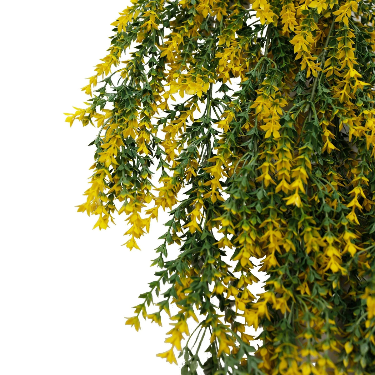 Yellow and Green Willow Leaf Garland Artificial Hanging Bush  7.1×30in – NFPA 701 Certified – UV Resistant