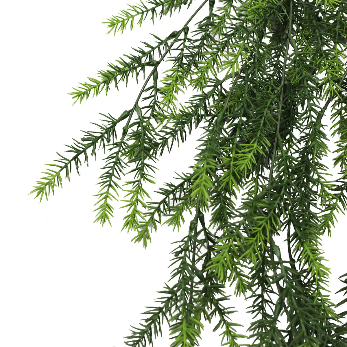 Cedar Vine Garland Artificial Hanging Bush 7.8×30in – NFPA 701 Certified – UV Resistant