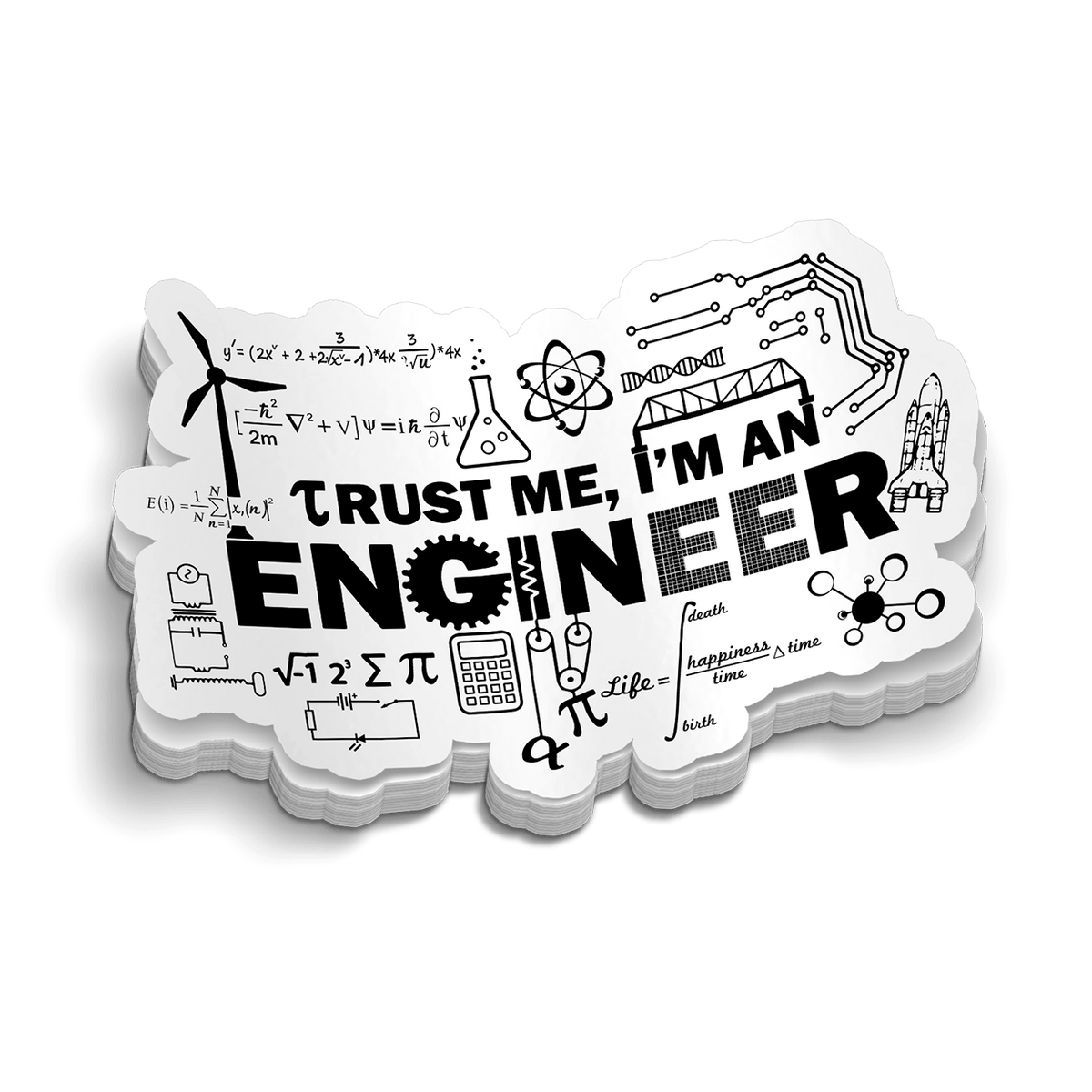 Engineer Hard Hat Decal