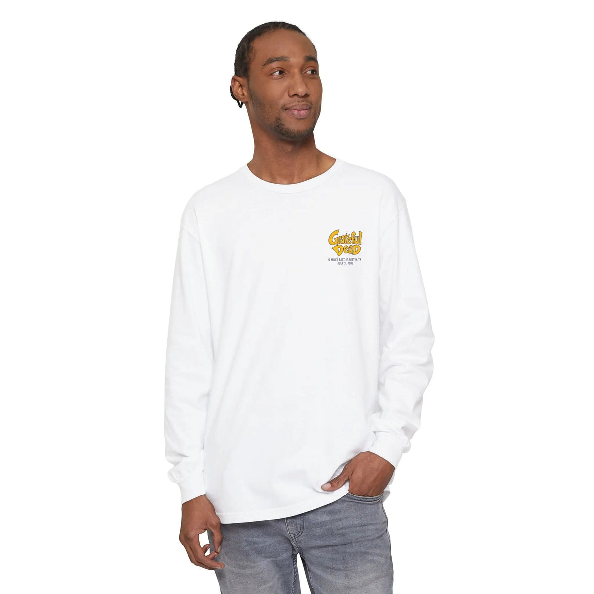 Austin, TX Concert Garment-Dyed Long Sleeve T-Shirt