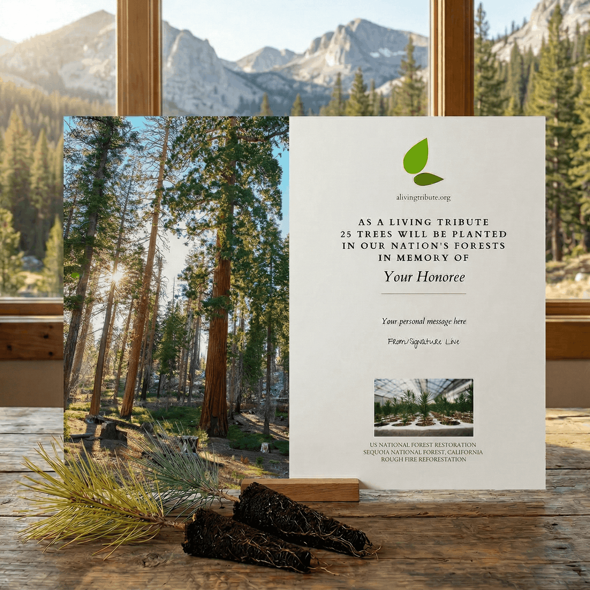 Plant a Tree in Honor or Memory in a California National Forest - A Living Tribute