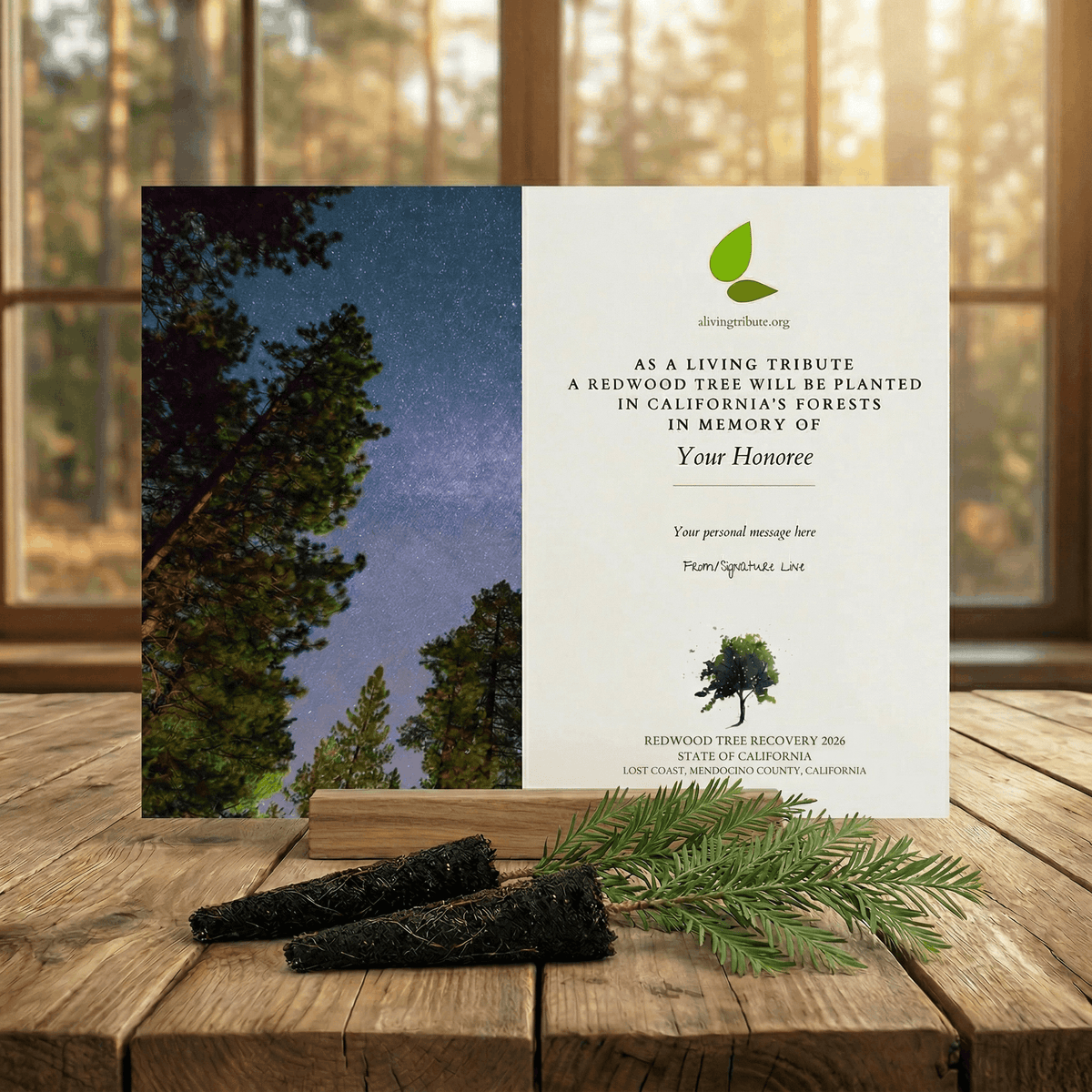 Plant a Redwood Tree in Honor or Memory