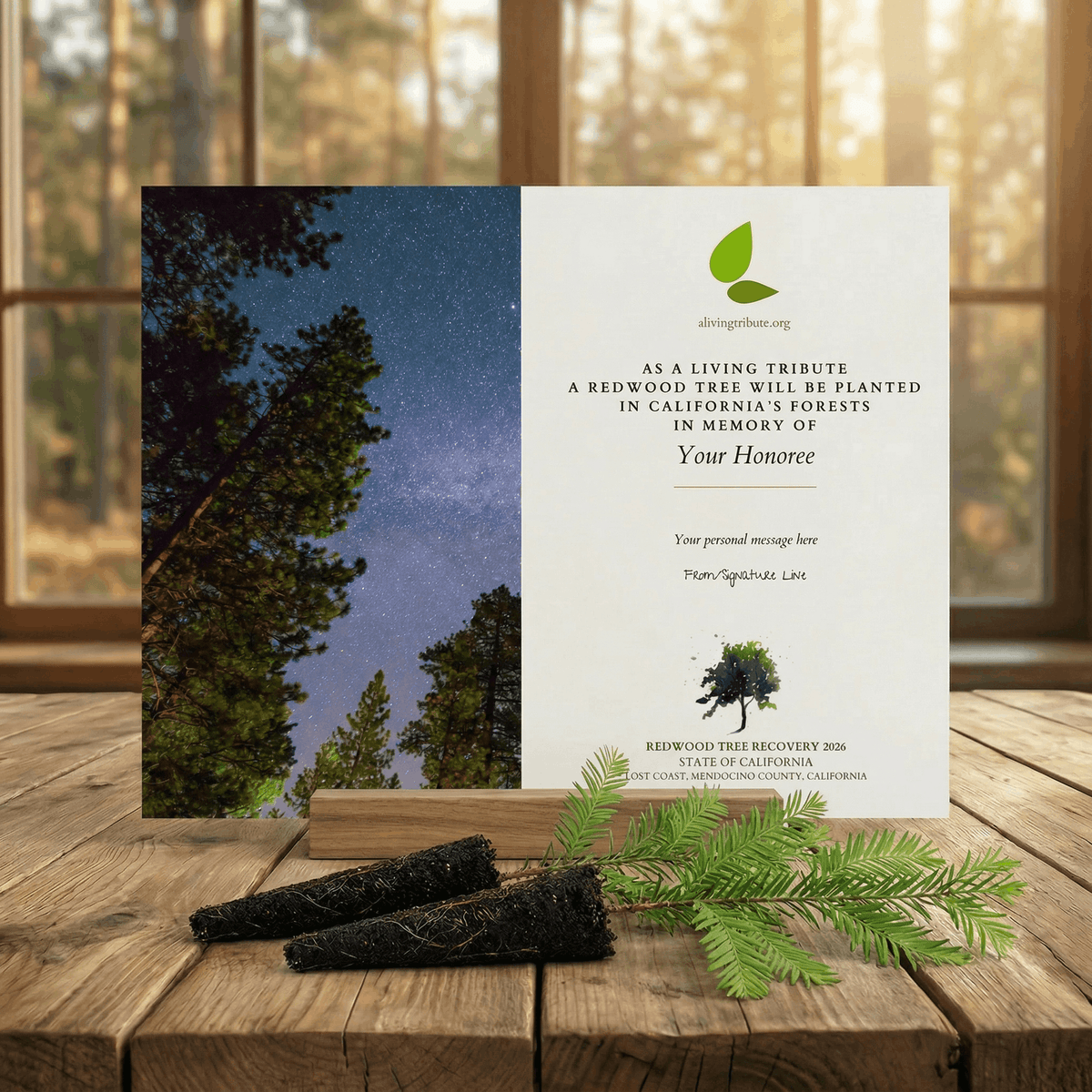 Plant a Redwood Tree in Honor or Memory