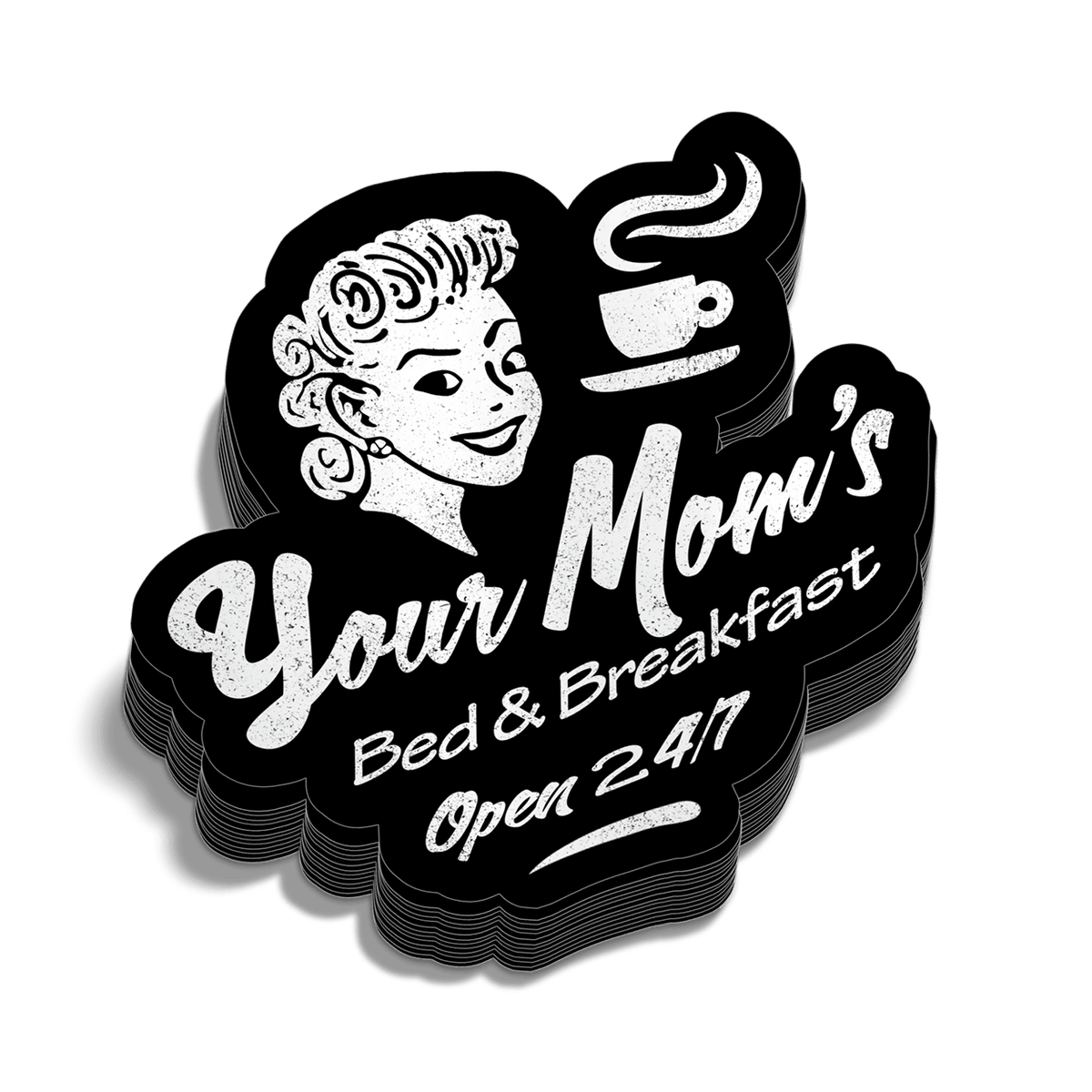 Your Mom Hard Hat Decal
