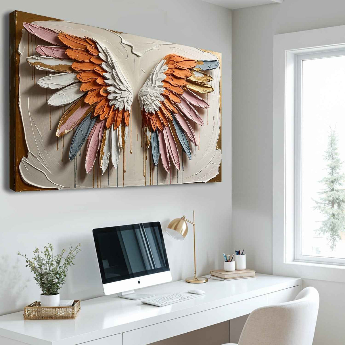 Angelic Wings Wall Art