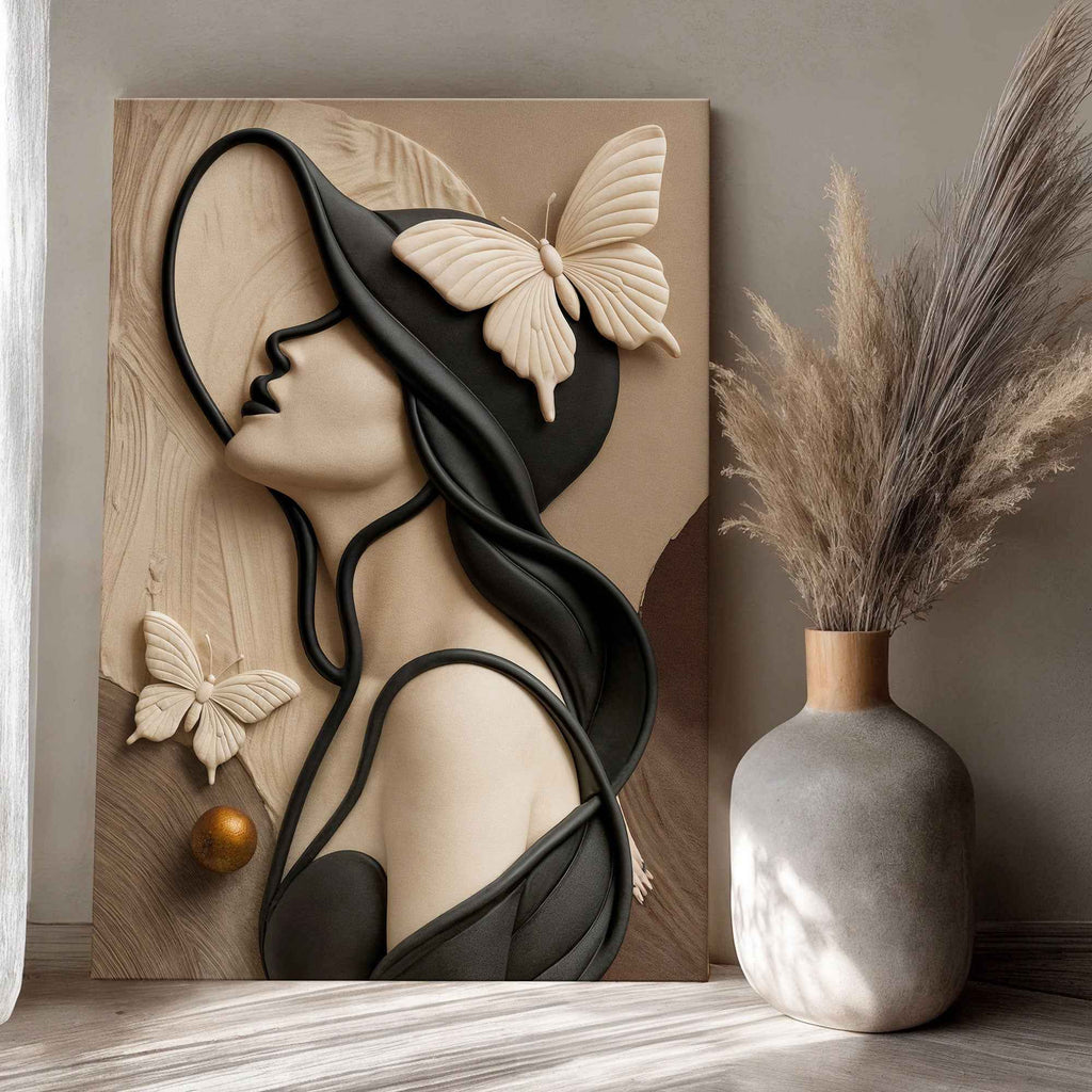 Woman's Delicate Lines Wall Art