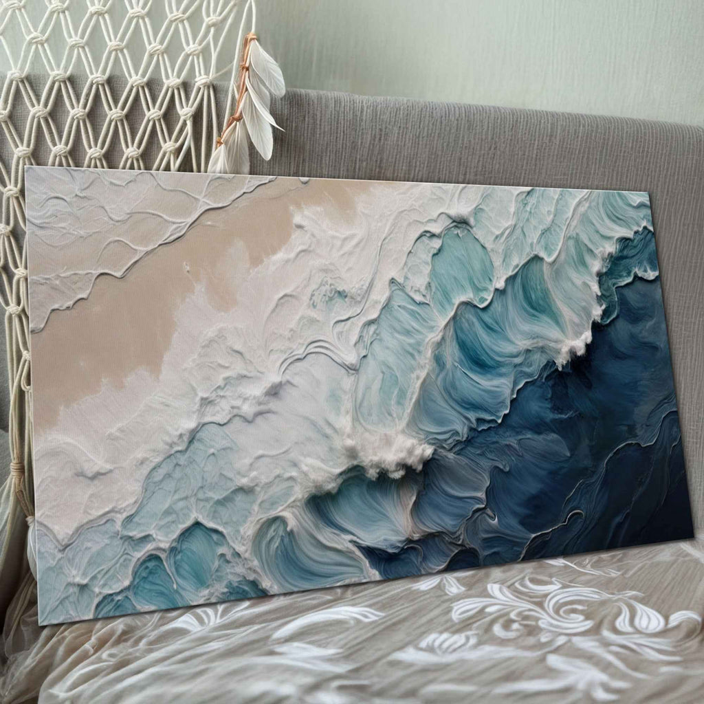Crashing Coastal Waves Wall Art