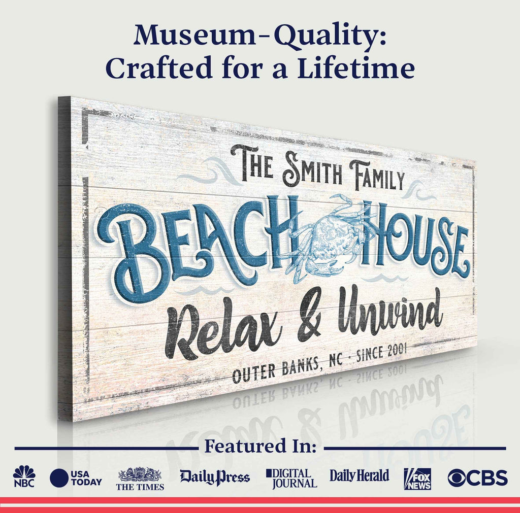 Beach House Sign IV