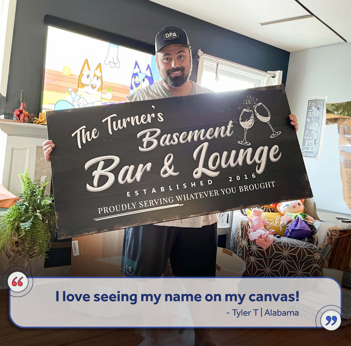 Basement Bar And Lounge Sign IV