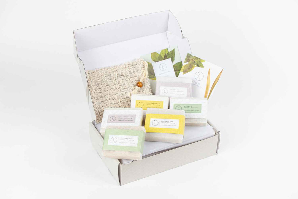 Natural Handmade Soap Gift Set – 6 Vegan Bars