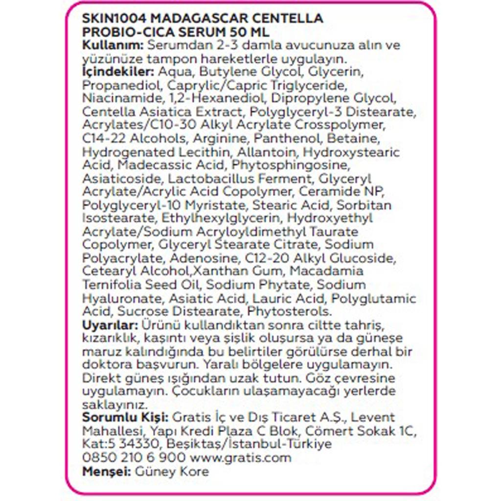 Skin1004 Madagascar Centella Probio-Cica Face Serum 50 ml