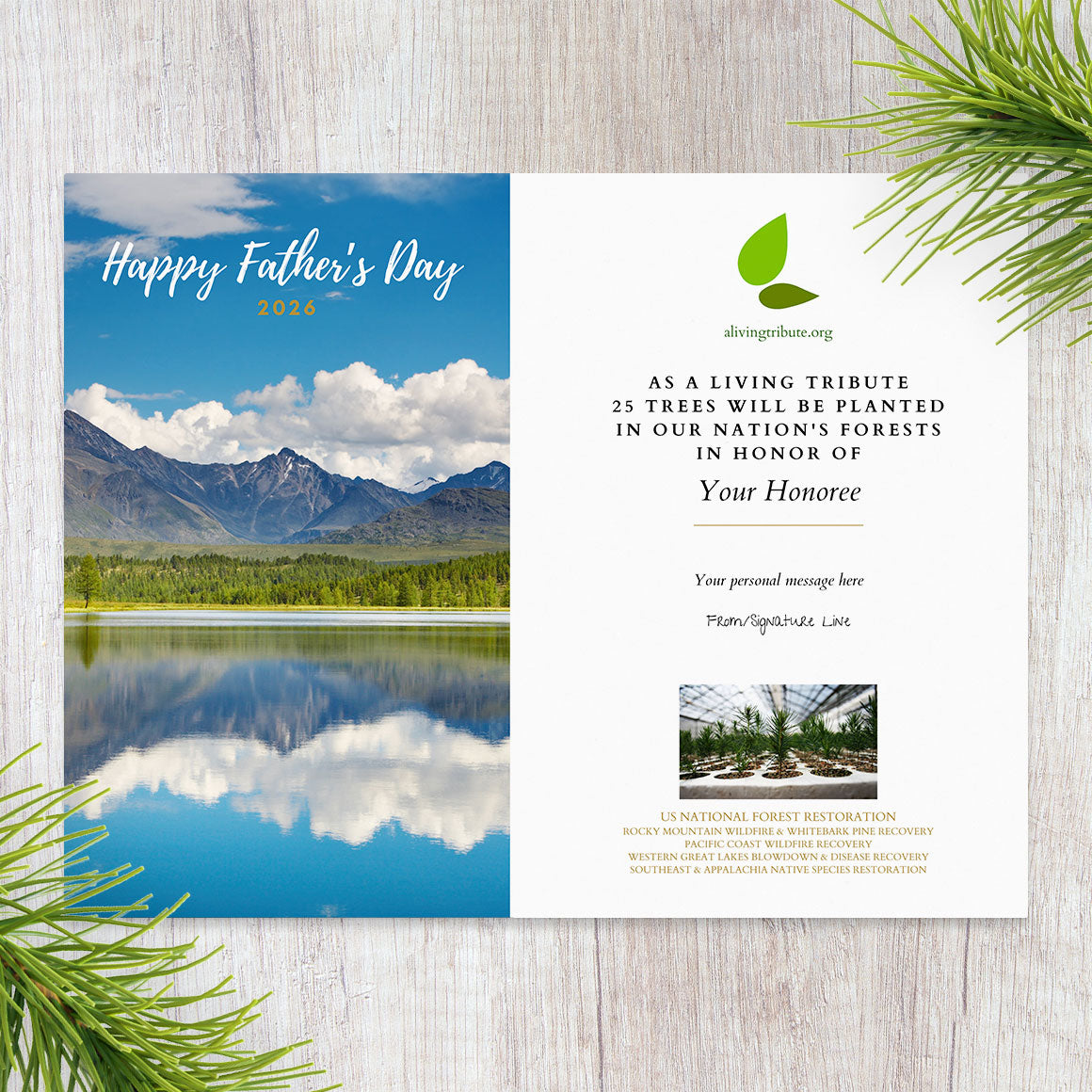 Plant-a-Tree Card for Father's Day