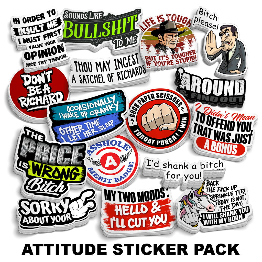 Attitude Sticker Pack