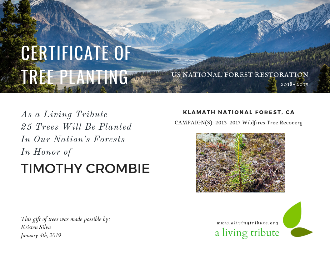 Plant-a-Tree Gift with E-Certificate