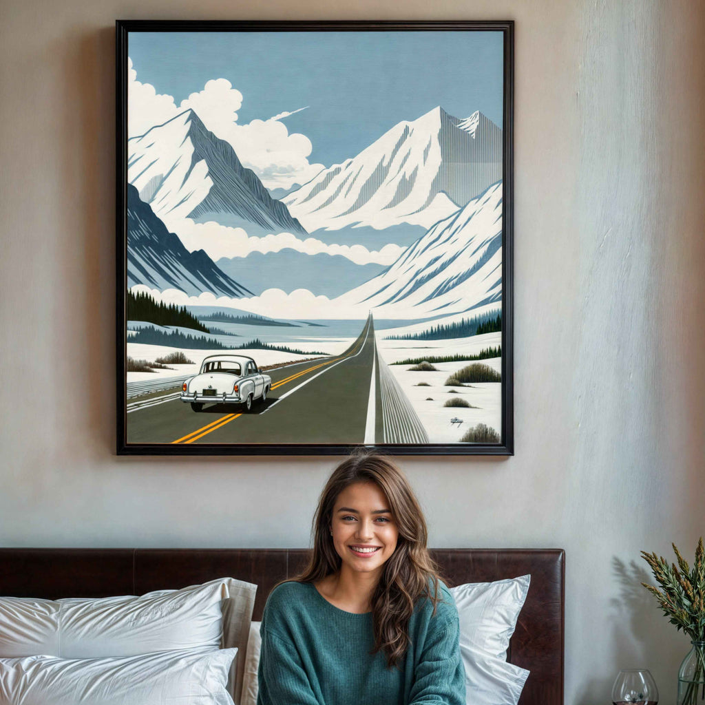 Canvas Print: "Alpine Journey"