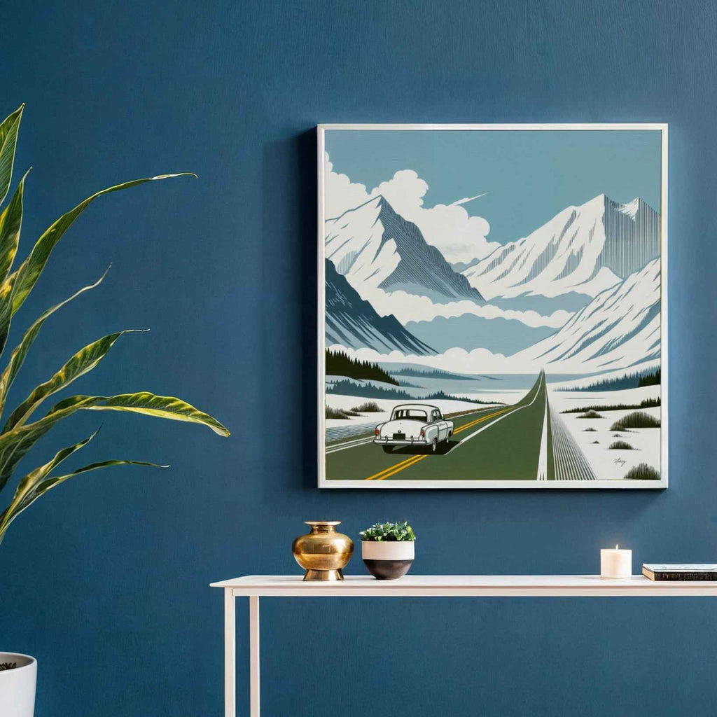 Canvas Print: "Alpine Journey"