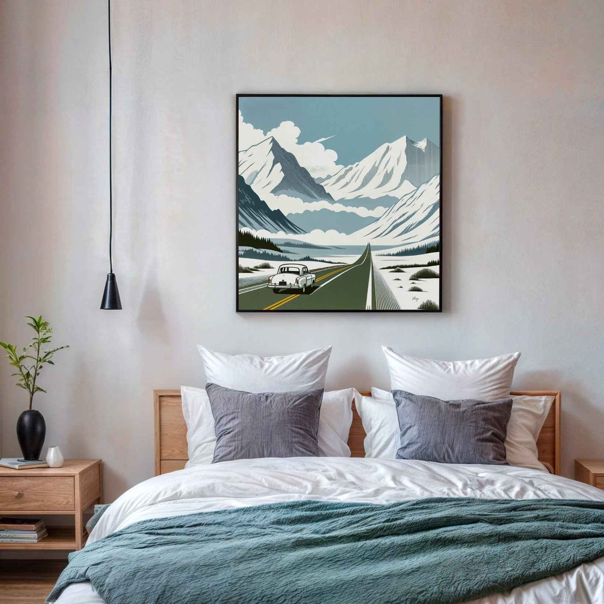 Canvas Print: "Alpine Journey"