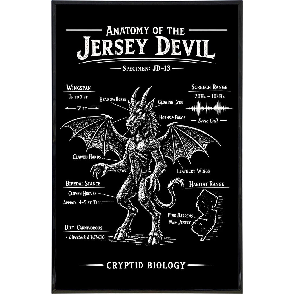 Anatomy of the Jersey Devil Print