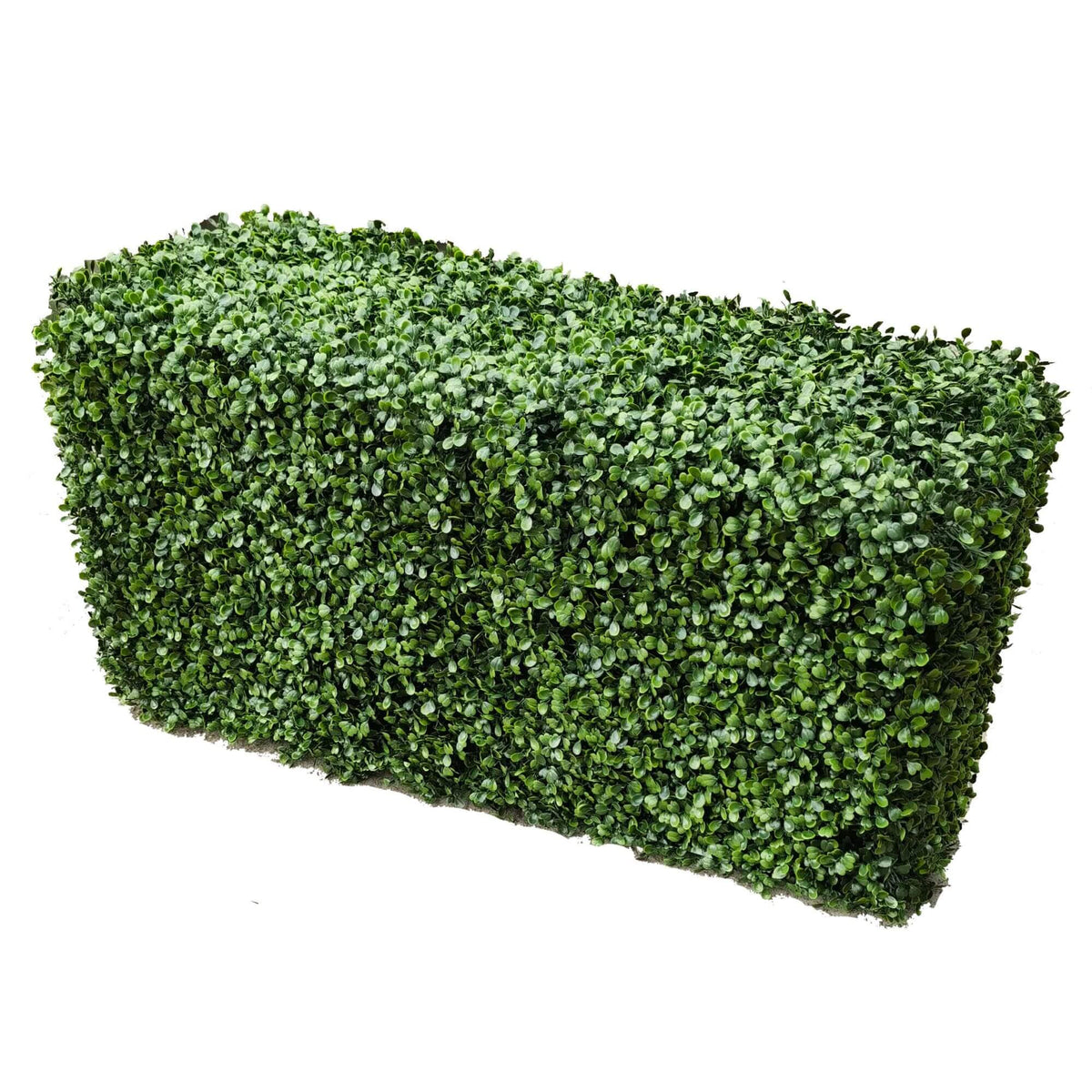 Two Tone Green Boxwood Artificial Hedge 40×20in – UV Resistant – Commercial Grade