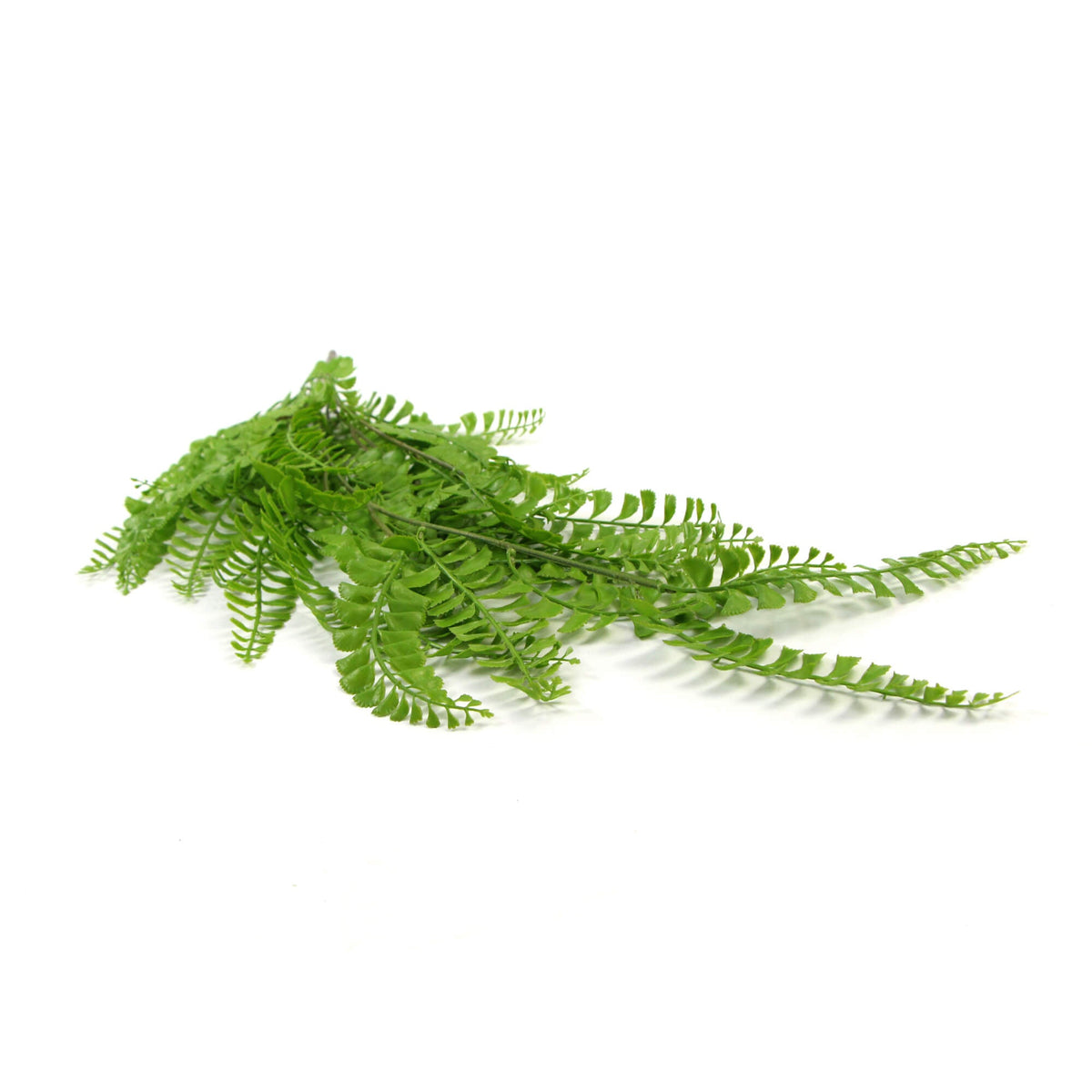 Dark Green Button Fern Artificial Hanging Plant 31in – UV Resistant