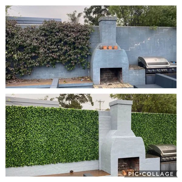 Jasmine Artificial Vertical Garden Green Wall Panel 40×40in 11 SQ FT – UV Resistant – Commercial Grade
