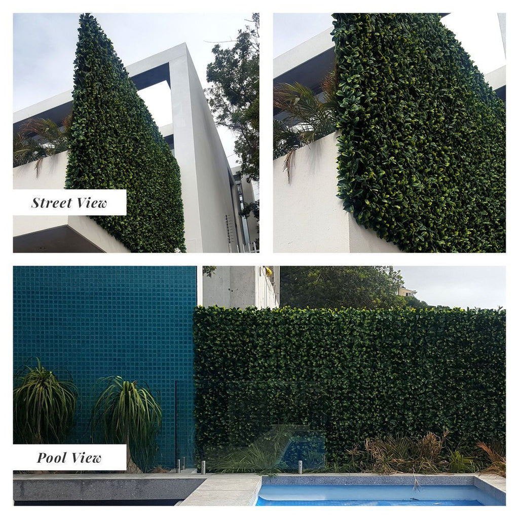 Laurel Artificial Vertical Garden Green Wall Panel 40×40in 11 SQ FT – UV Resistant – Commercial Grade