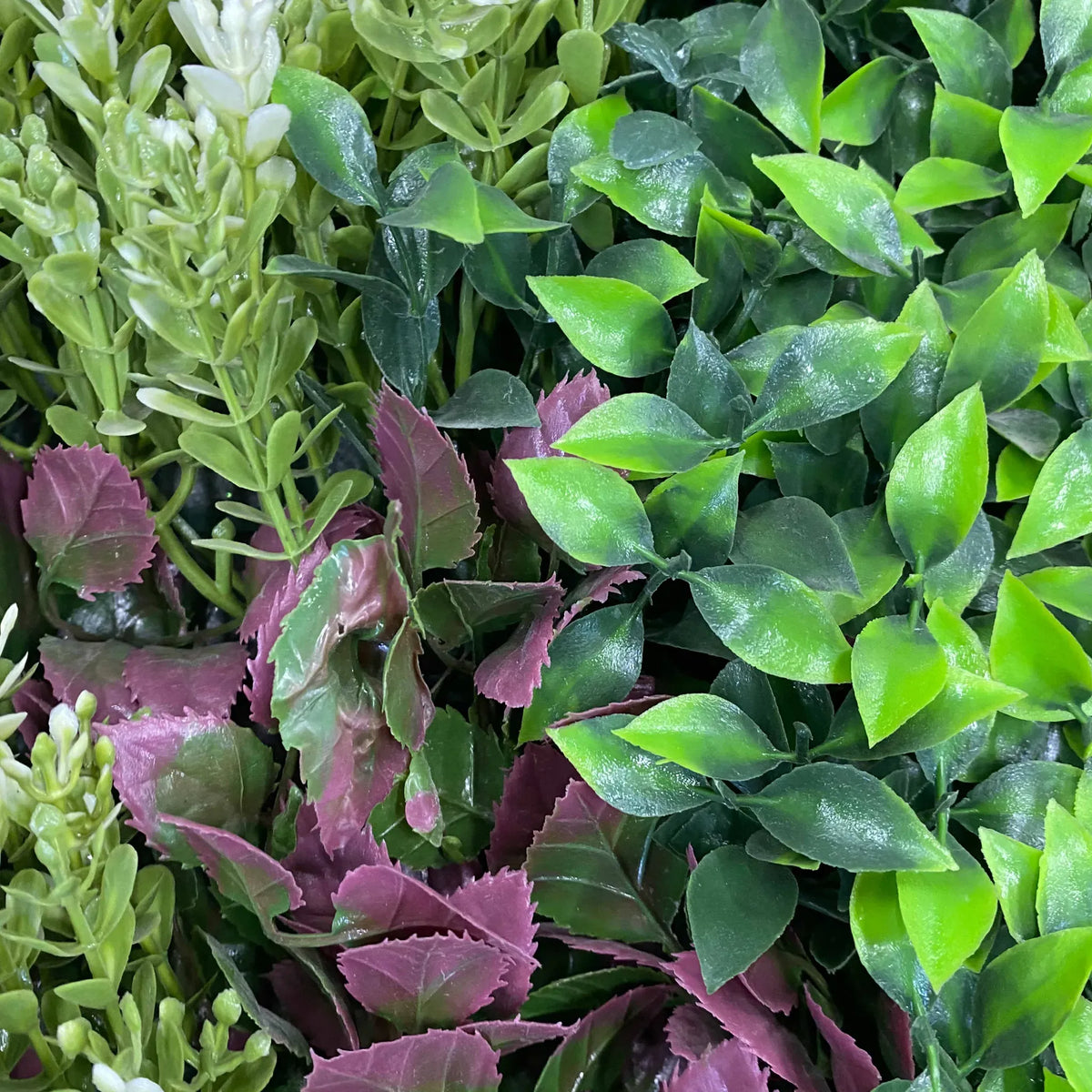 Evergreen Triptych Artificial Vertical Garden Green Wall Panel Set of 3 Seamless Panels 33 SQ FT – UV Resistant – Commercial Grade