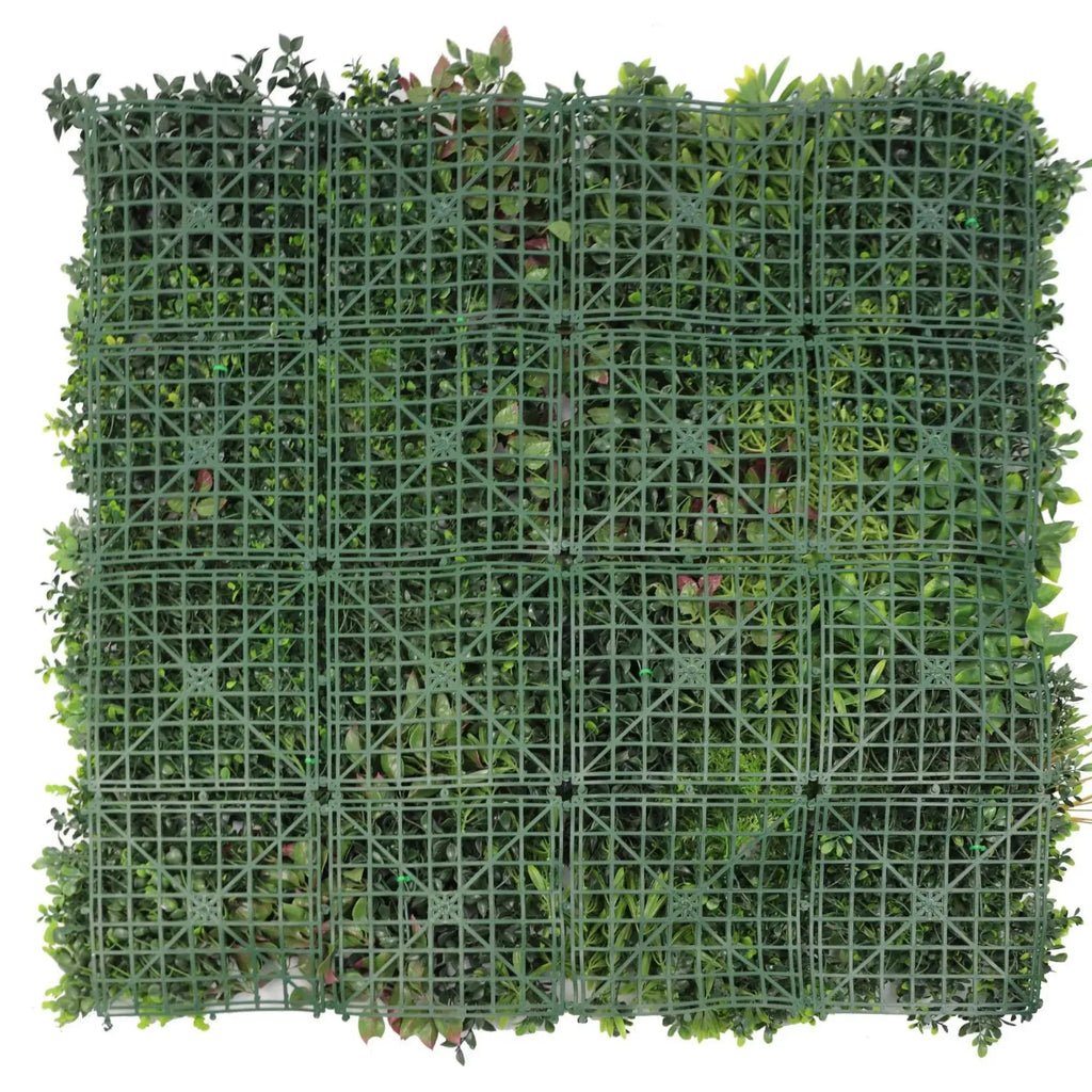 Evergreen Triptych Artificial Vertical Garden Green Wall Panel Set of 3 Seamless Panels 33 SQ FT – UV Resistant – Commercial Grade