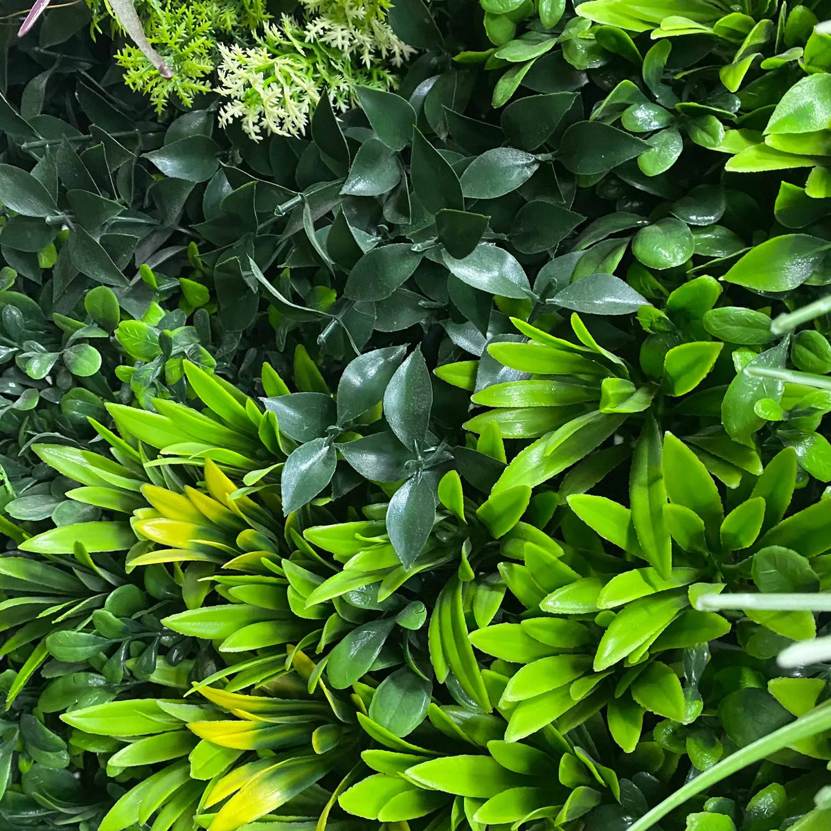 Evergreen Triptych Artificial Vertical Garden Green Wall Panel Set of 3 Seamless Panels 33 SQ FT – UV Resistant – Commercial Grade