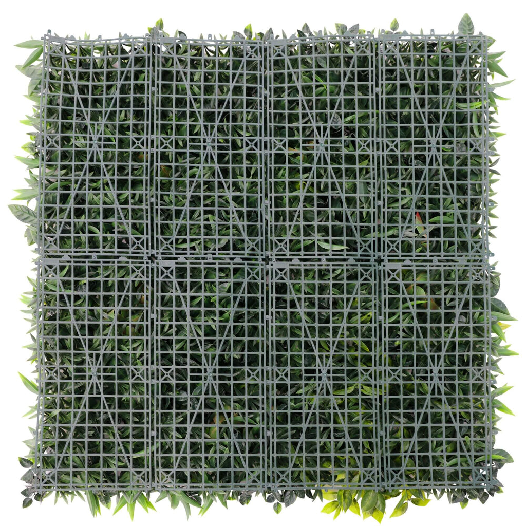 Green Meadows Artificial Vertical Garden Green Wall Panel 40×40in 11 SQ FT – UV Resistant – Commercial Grade