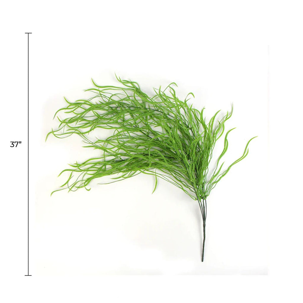 Weeping Willow Grass Artificial Hanging Bush 37in – UV Resistant