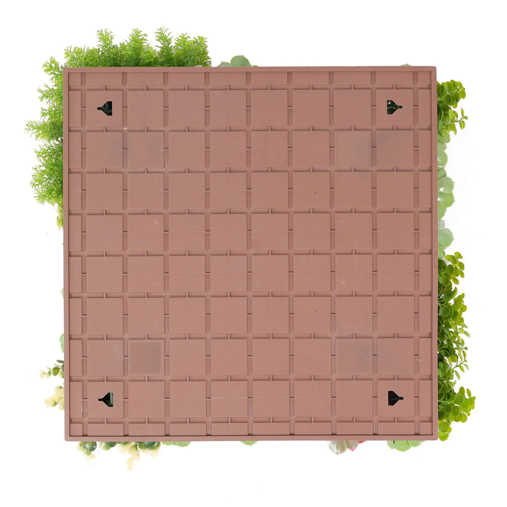 Artificial Moss and Succulent Hanging Wall Art Frame(Wall Art) 20in – UV Resistant