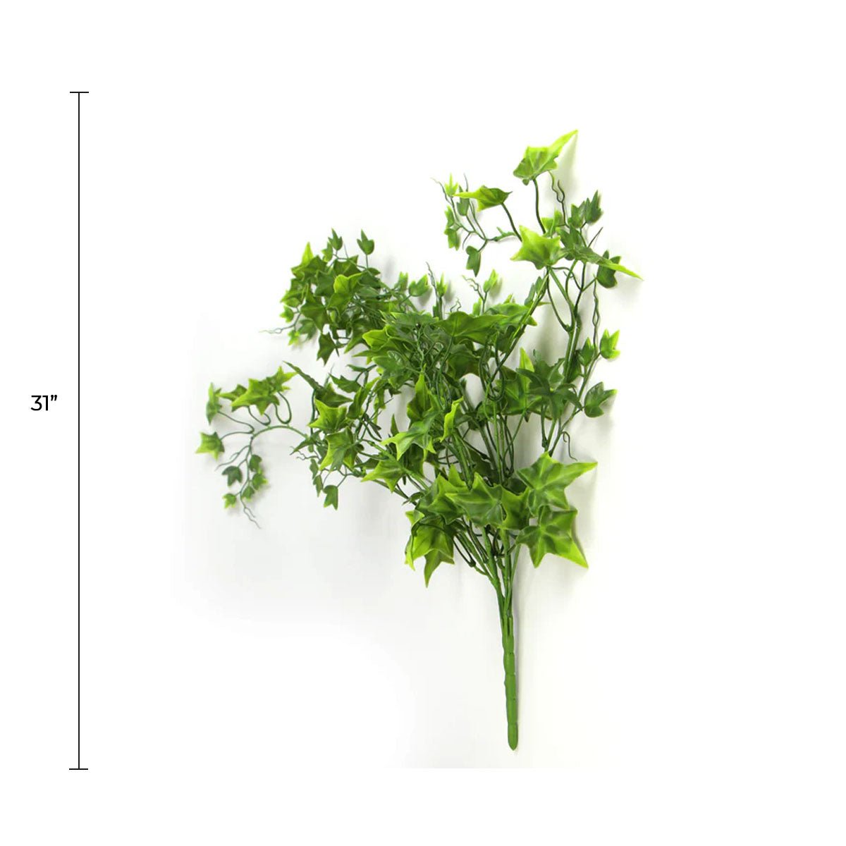 Two Tone Bright Tipped Ivy Artificial Hanging Bush 31in – UV Resistant