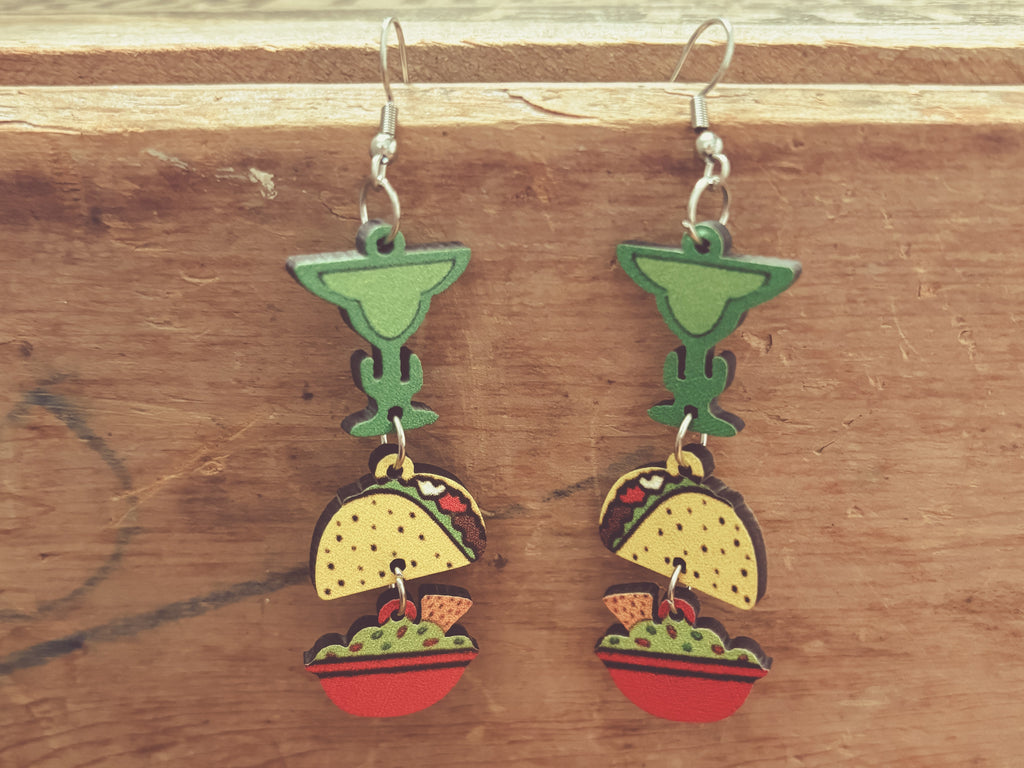 Adorable Mexican Food Earrings