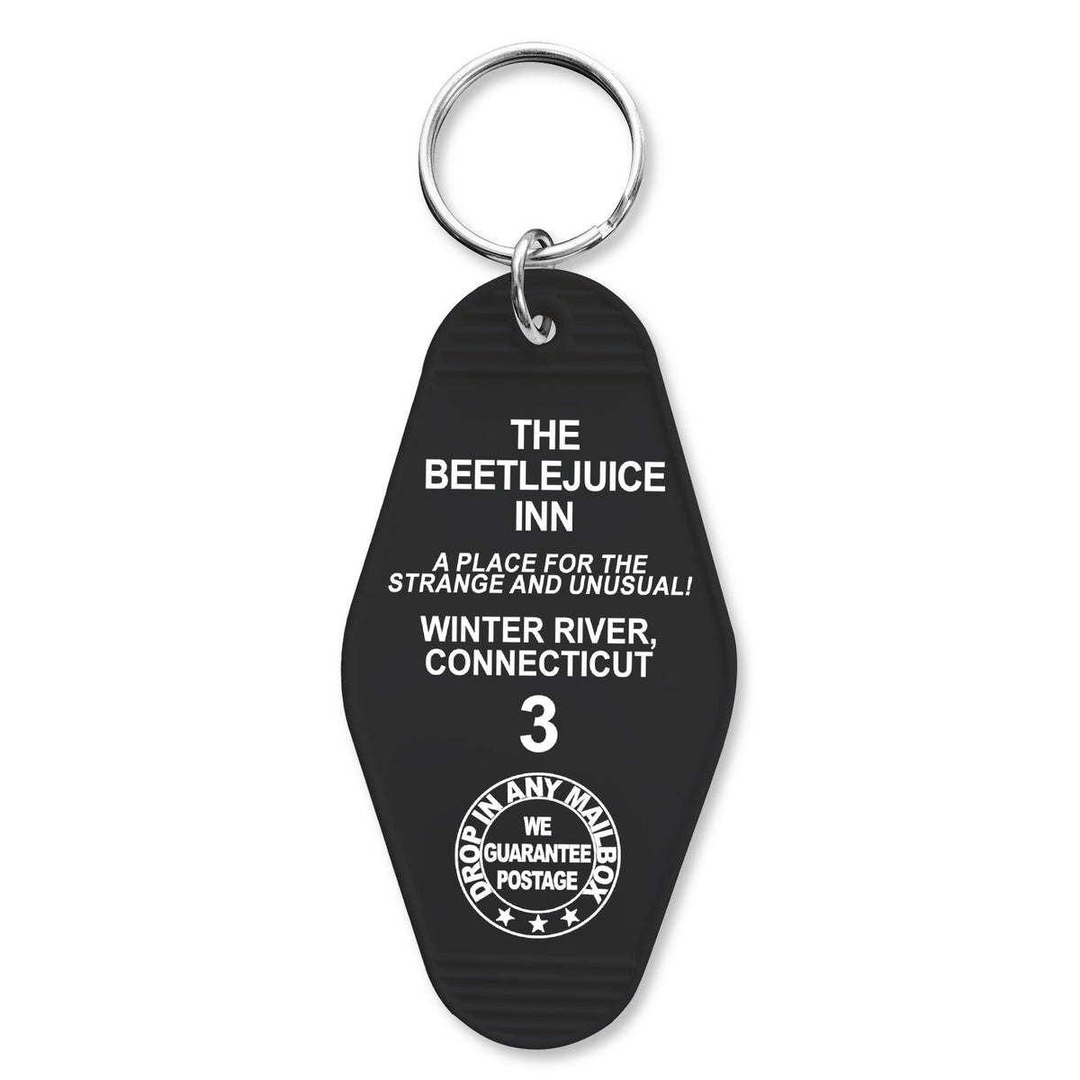 Beetlejuice Inspired Room Keychain