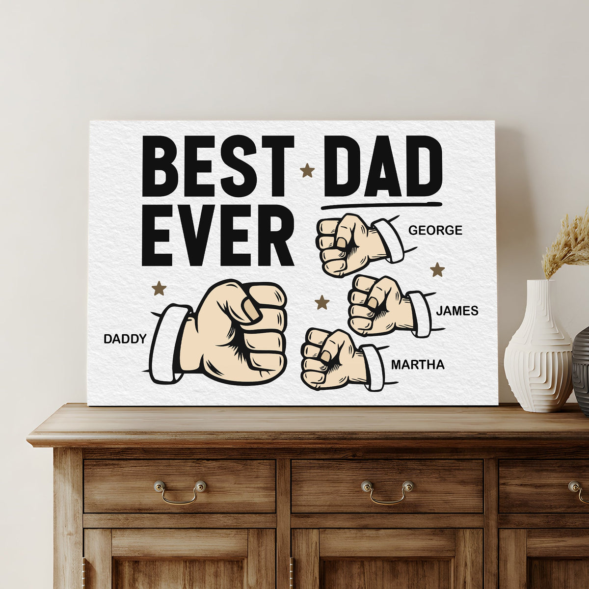 Best Dad Ever Father's Day Gift Sign