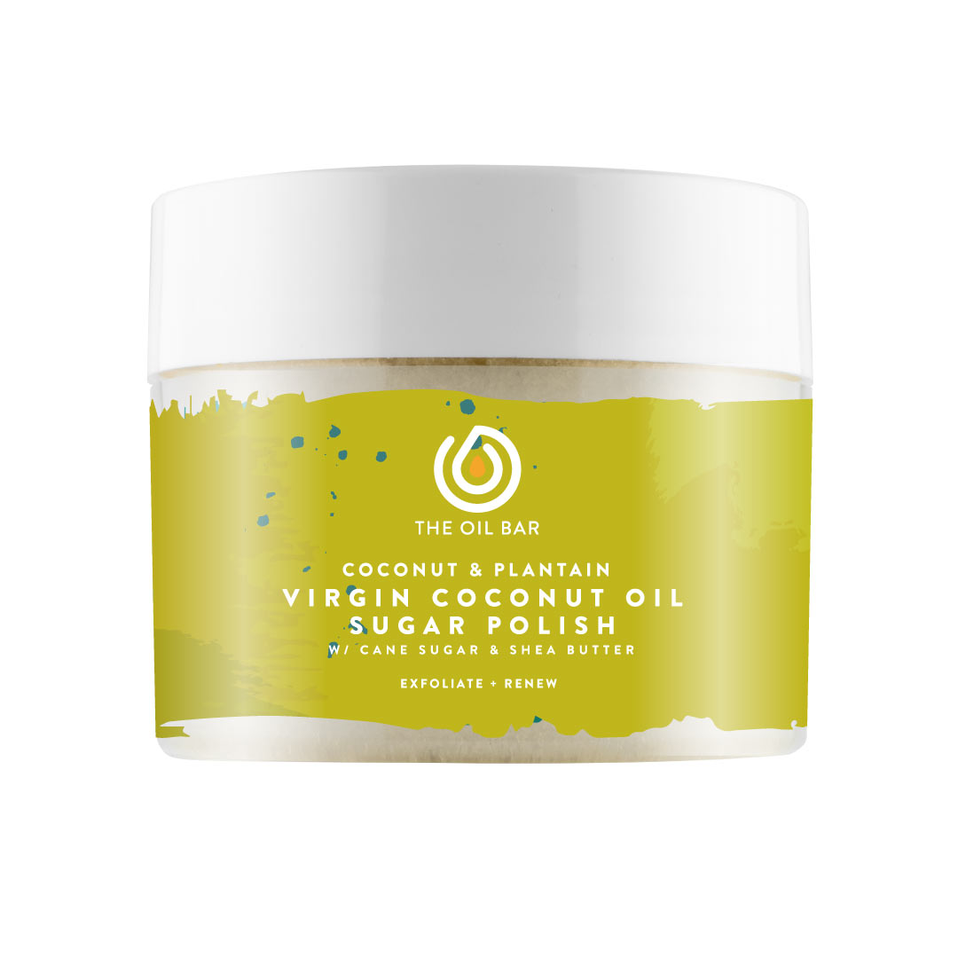 Coconut & Plantain Coconut Oil Sugar Polish