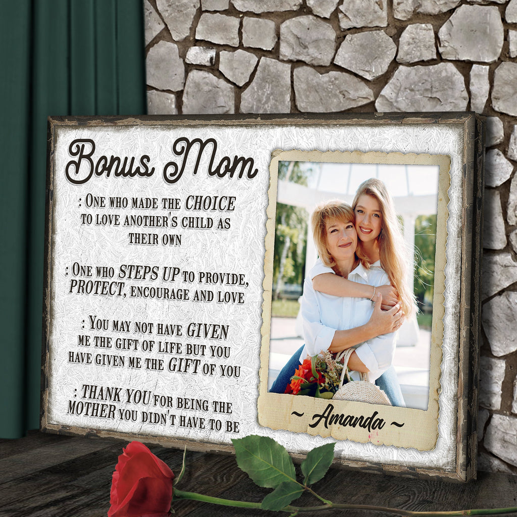Bonus Mom Customized Sign