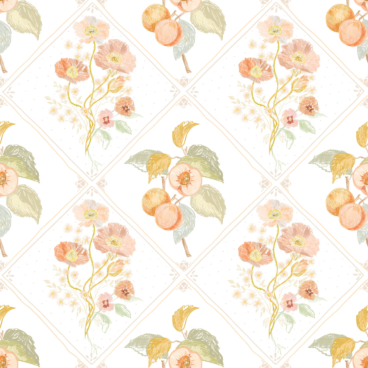 Ingrid Wallpaper by Celeste Clark